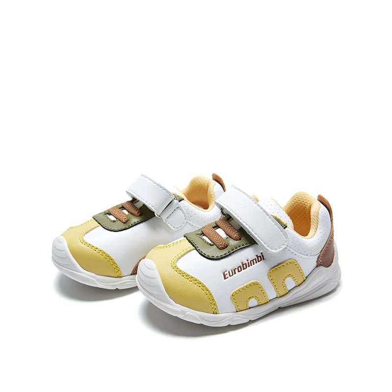 OEM/ODM желтая Весенняя индивидуальная фирменная Новая модная детская одежда для мальчиков малышей Мягкая хлопковая дышащая обувь