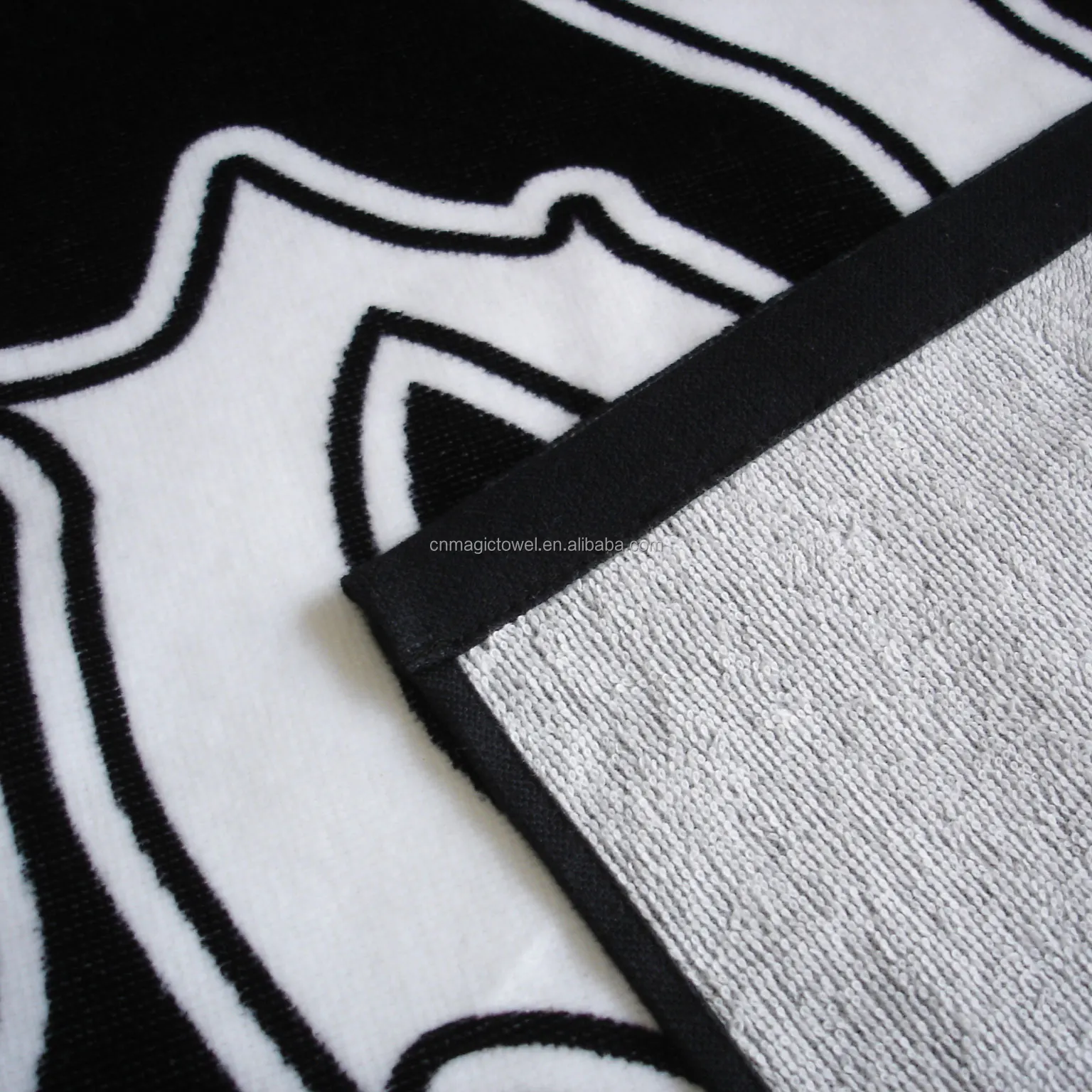 Personalized Custom private label velour Terry digital active Print Cotton Towel Beach Pool Bath Towel With Logo