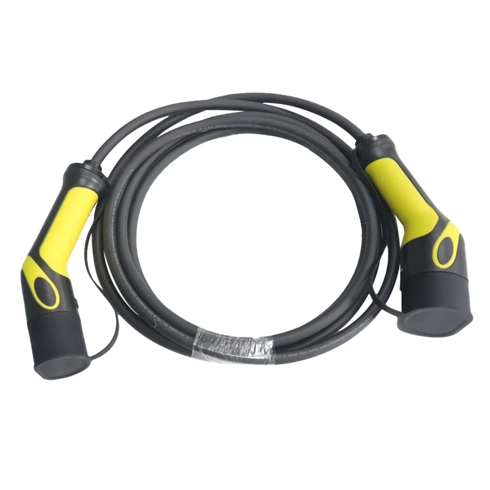 16A iec62196-2 type2 plug ev charging connectors TPU cables for cars charging station
