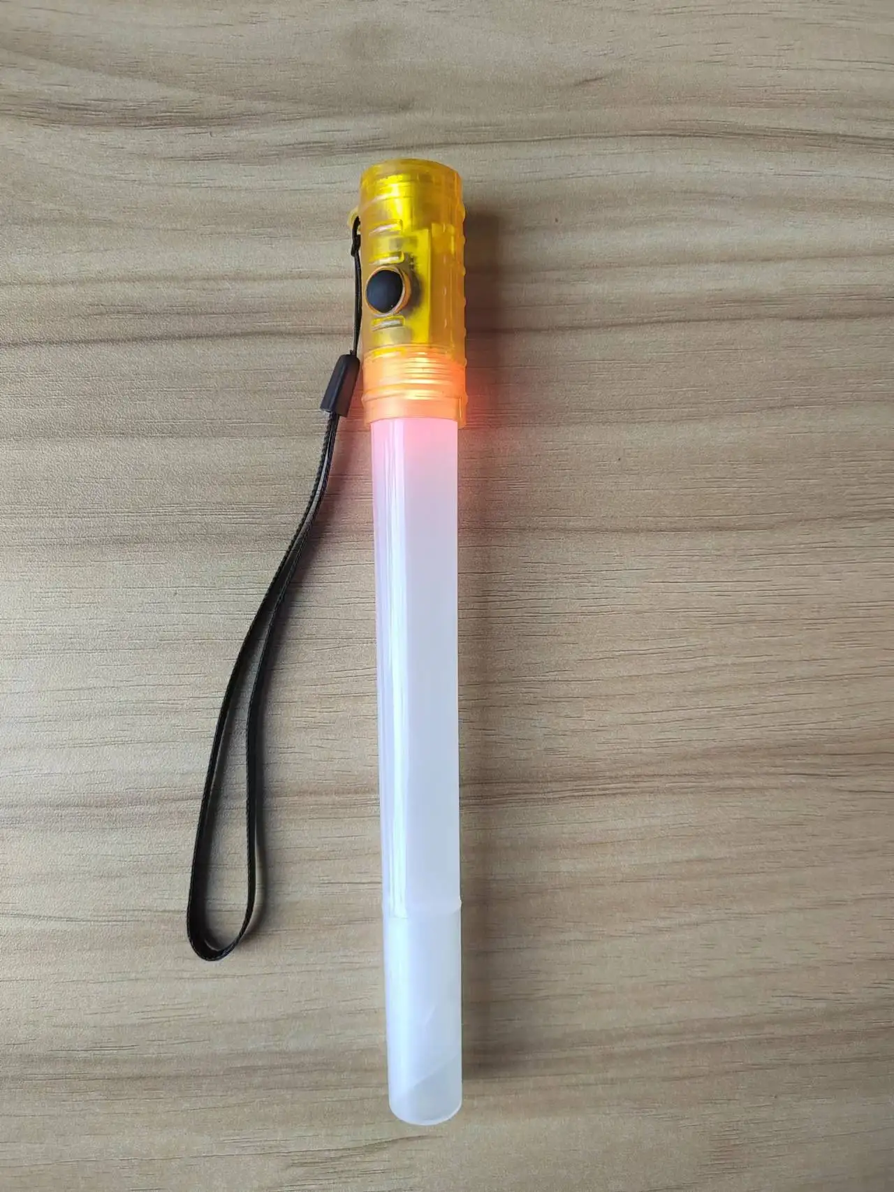 2023 new Flashing LED Glow Stick flashlight with whistle and strap changed color