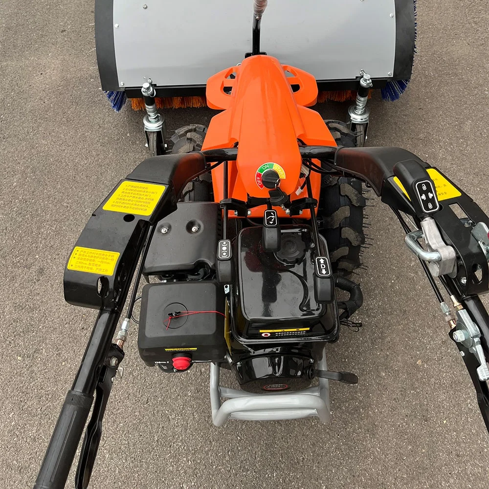 CE Ride-on Snowplow 15HP Snow Blower Electric Start Snowplow 3 in 1Gasoline Snow Removal Cleaning Machine