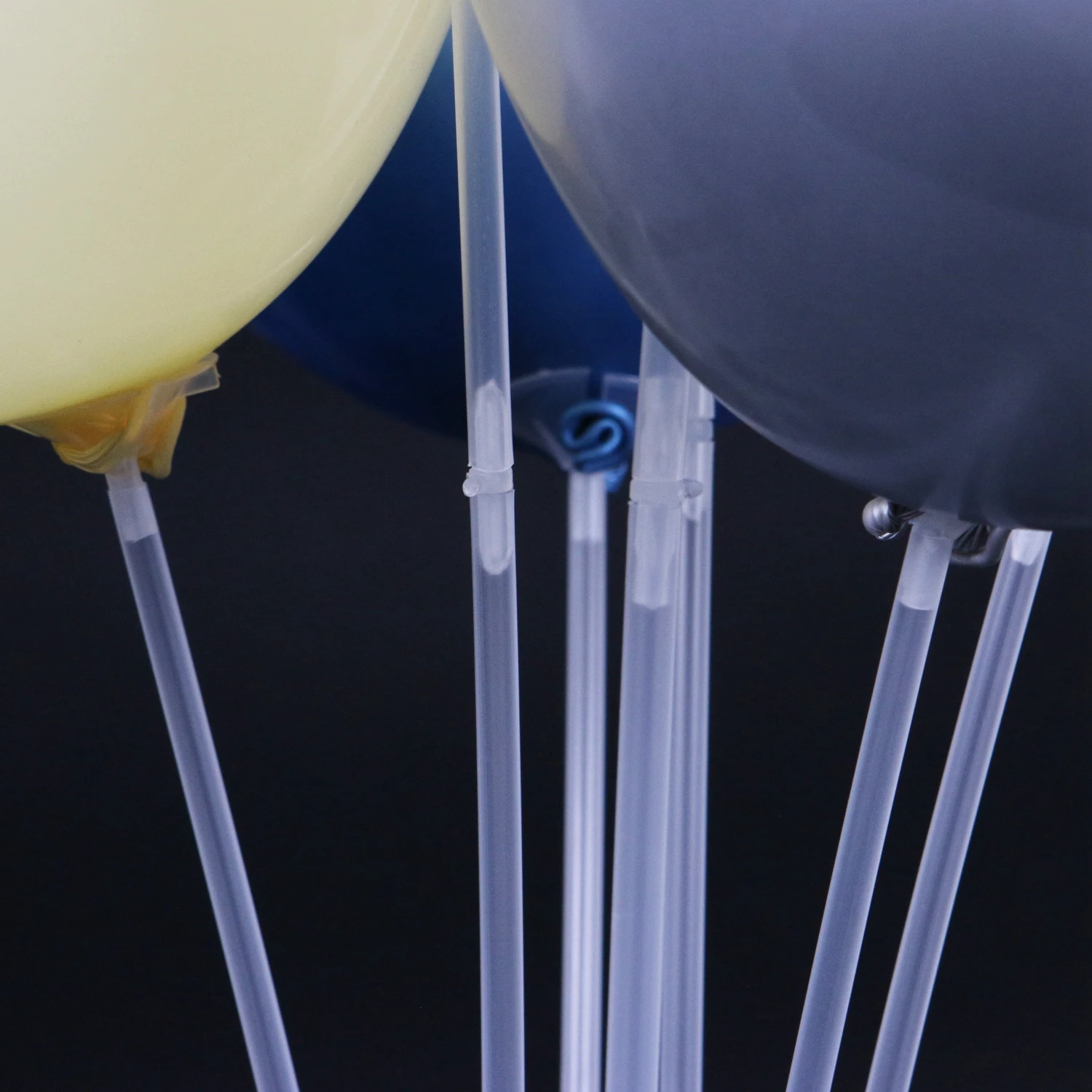 7balls 1set Balloon Column Base /Stick /Pvc Poles Transparent Rod Balloon Arch Wedding Event Party Supplies 7 goals balloon