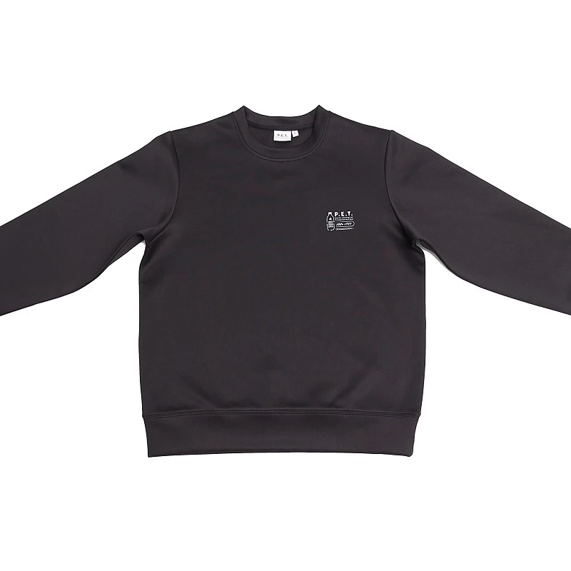 
Custom Memory foam fabric Eco-friendly Sustainable Recycled rPET Unisex Round-neck Jacket Street style sports athleisure 