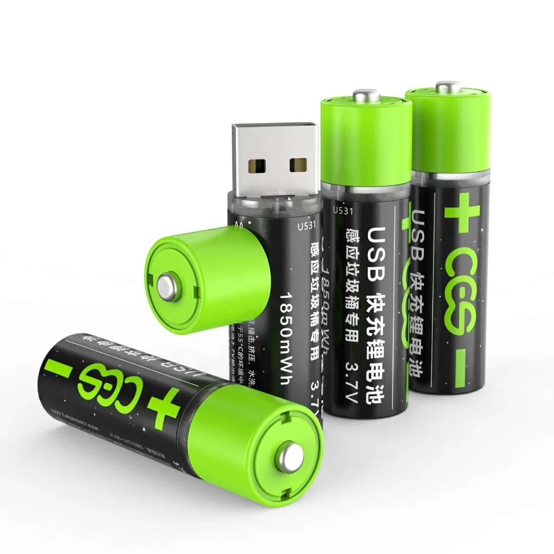  NEW design aa/aaa/c/d/f/9v/18650/21700 AAA 1.5V400AWH NI-MH USB Rechargeable lithium battery supply