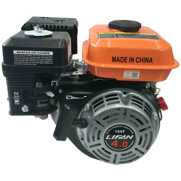 2.2KW Manual Start 119CC Electronic Ignition 160F 4HP Gasoline Engine