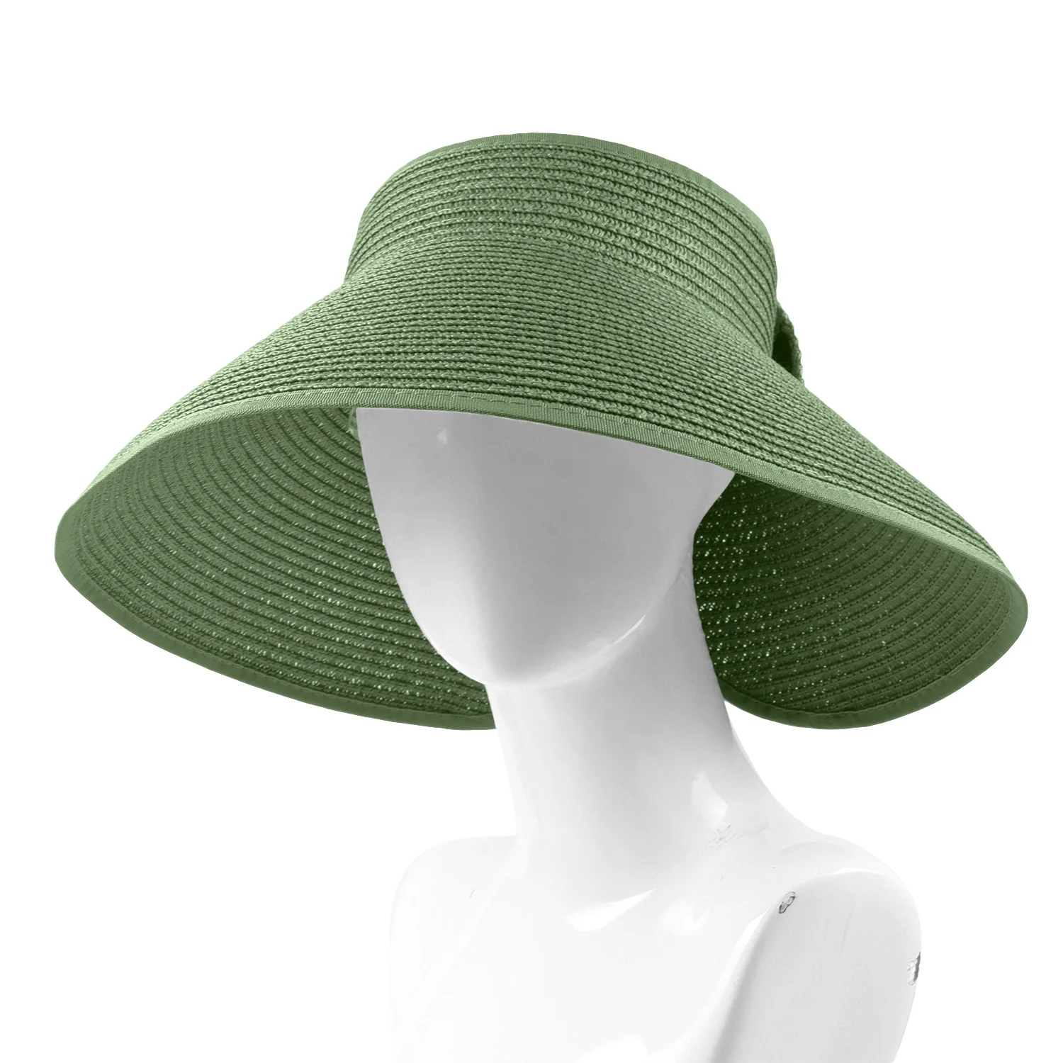 multi-color available empty top foldable sun hats fashion wide brim sun visor hat