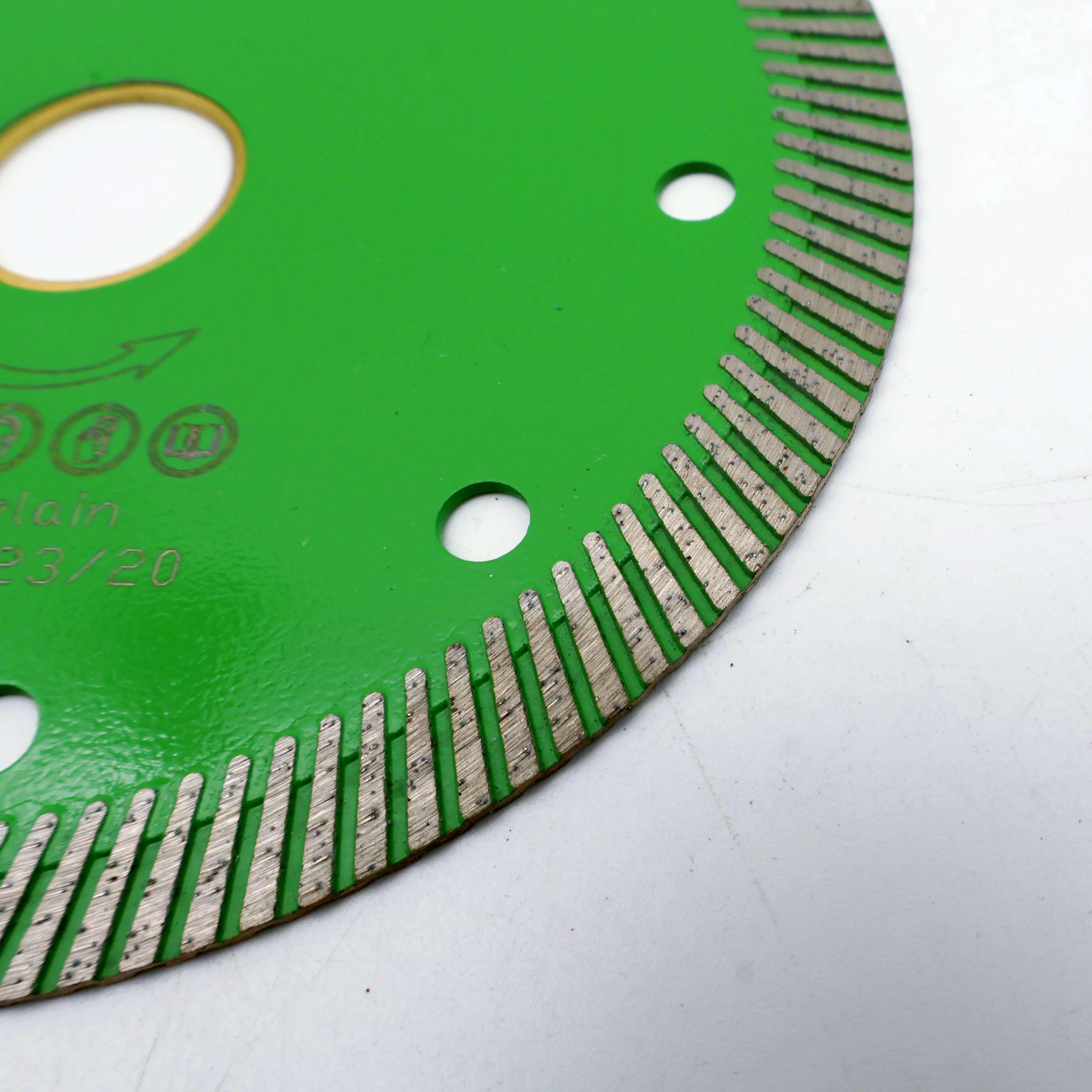 Professional ultra-thin turbo 5 inch 125mm granite diamond cutting disc hard stone sandstone brick block saw blade