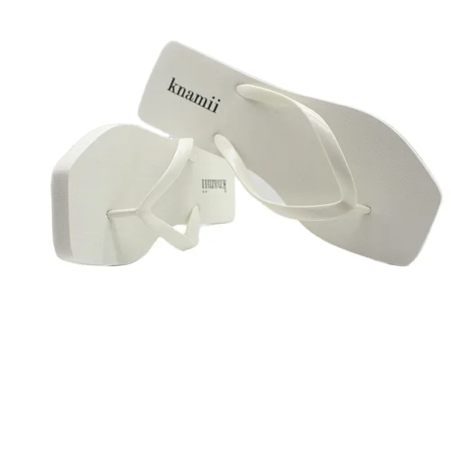 Blank Sublimation PVC Pe Indoor Flipflops Custom Logo Flip Flops For Men Womens White Printed FlipFlop Slippers