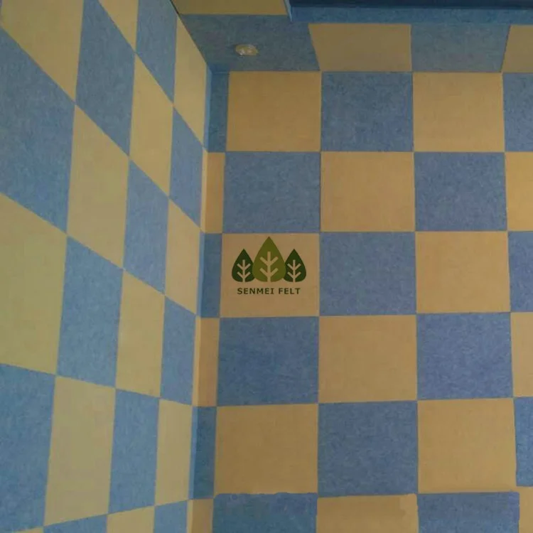 customized size sound acoustic wall panel 1220*2440mm hexagon panel acoustic