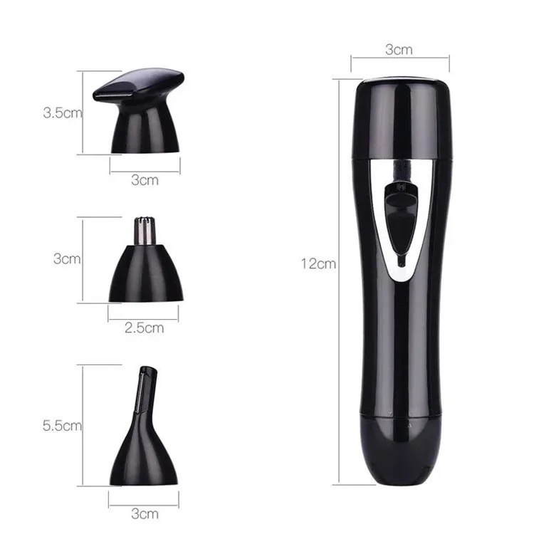 mini shaver nose hair removal electronic razor facial fluff epilator eyebrow trimmer usb 4 in 1