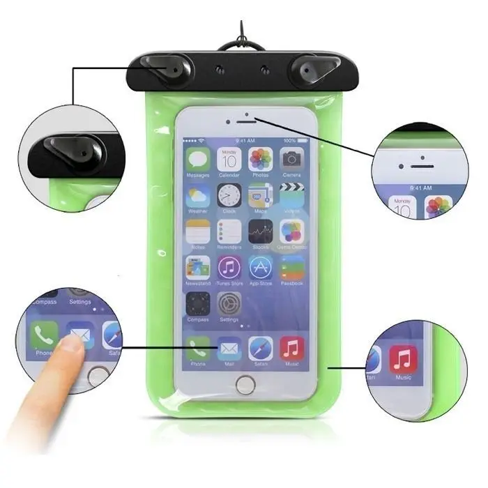 Good quality promotional unbreakable waterproof smartphone bag wholesale mobile cell phone waterproof case for samsung galaxy j5