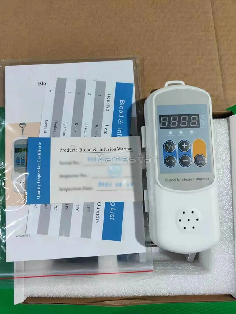 K-WA01 хорошая цена ветеринарное медицинское оборудование жидкий инфузионный подогреватель