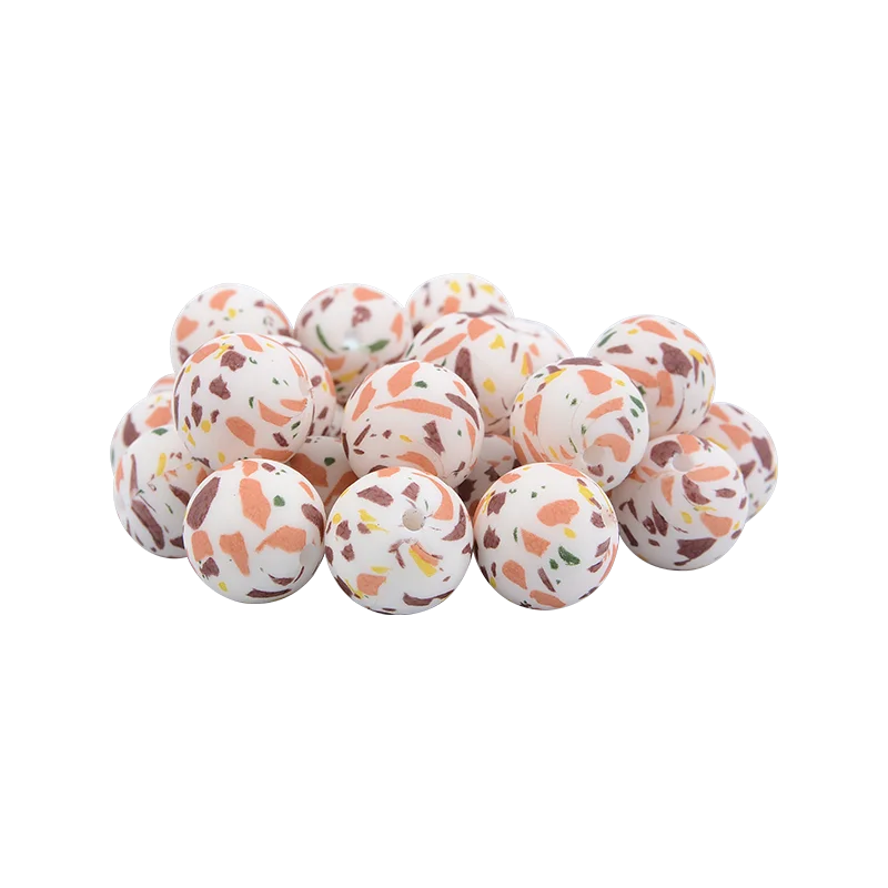 eco friendly products 2022 Bpa free non-toxic safe silicone beads baby teething chew focal beads food grade silicone bead