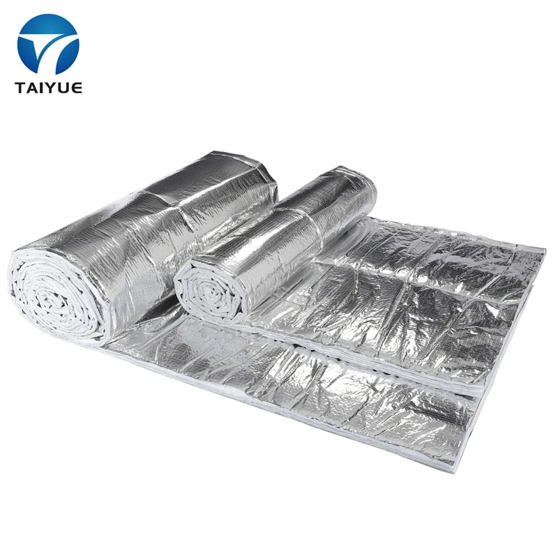 Multi layer aluminum foil bubble thermal reflective insulation
