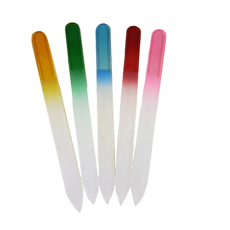 Wholesale permanent glass nail file with Eco-Friendly EVA pouch
