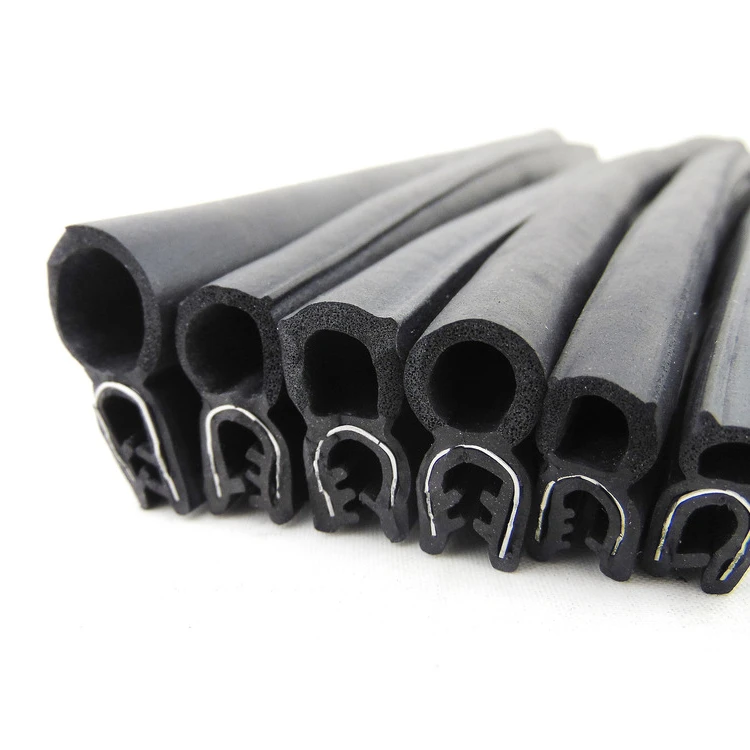 Wind proof and sound insulation extruded EPDM cabinet sealing strip