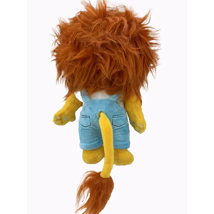 Hot selling Jungle Cute Embroidery Craftsmanship Lion King Plush Toy