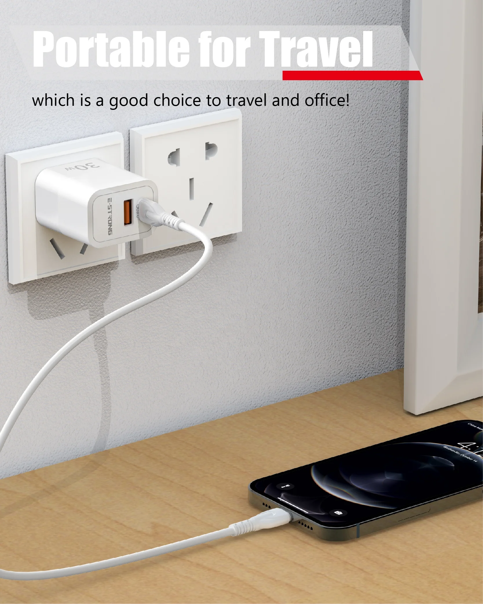 2022 skd phone charge wall charger pd 30 quick charger usb adapter for iphone 11 xiaomi VIVO HUAWEI