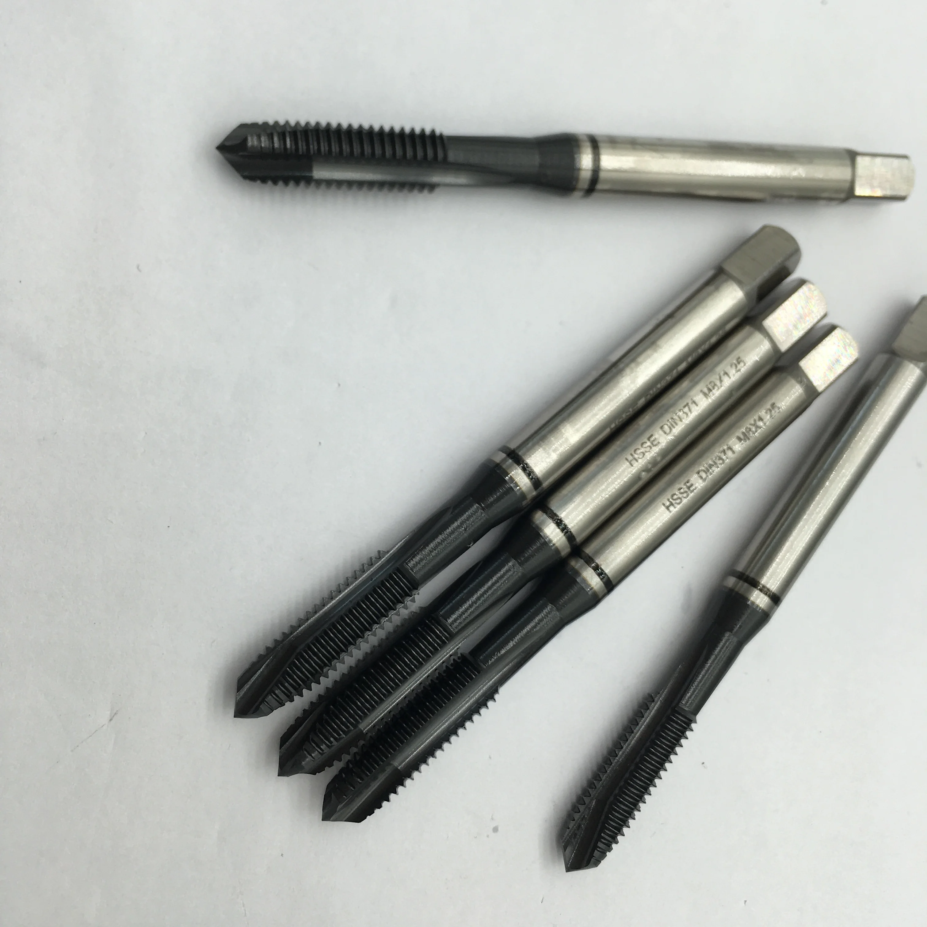 HSS Cobalt Screw Thread Tap HSSE  Spiral Pointed Plug Gun Tap Threading Spiral Point Tap M8*1.25