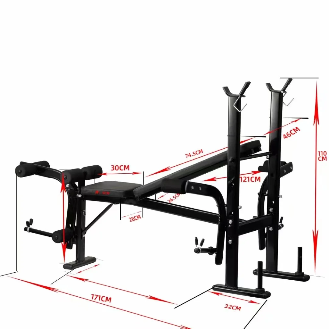 Hot sale home fitness equipment adjustable gym weight lifting sit up bench