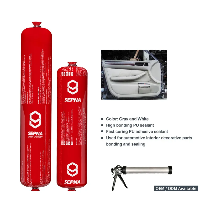 SP813 car sheet metal White skin polyurethane sealant bus structural bonding glue sealing used for automotive body