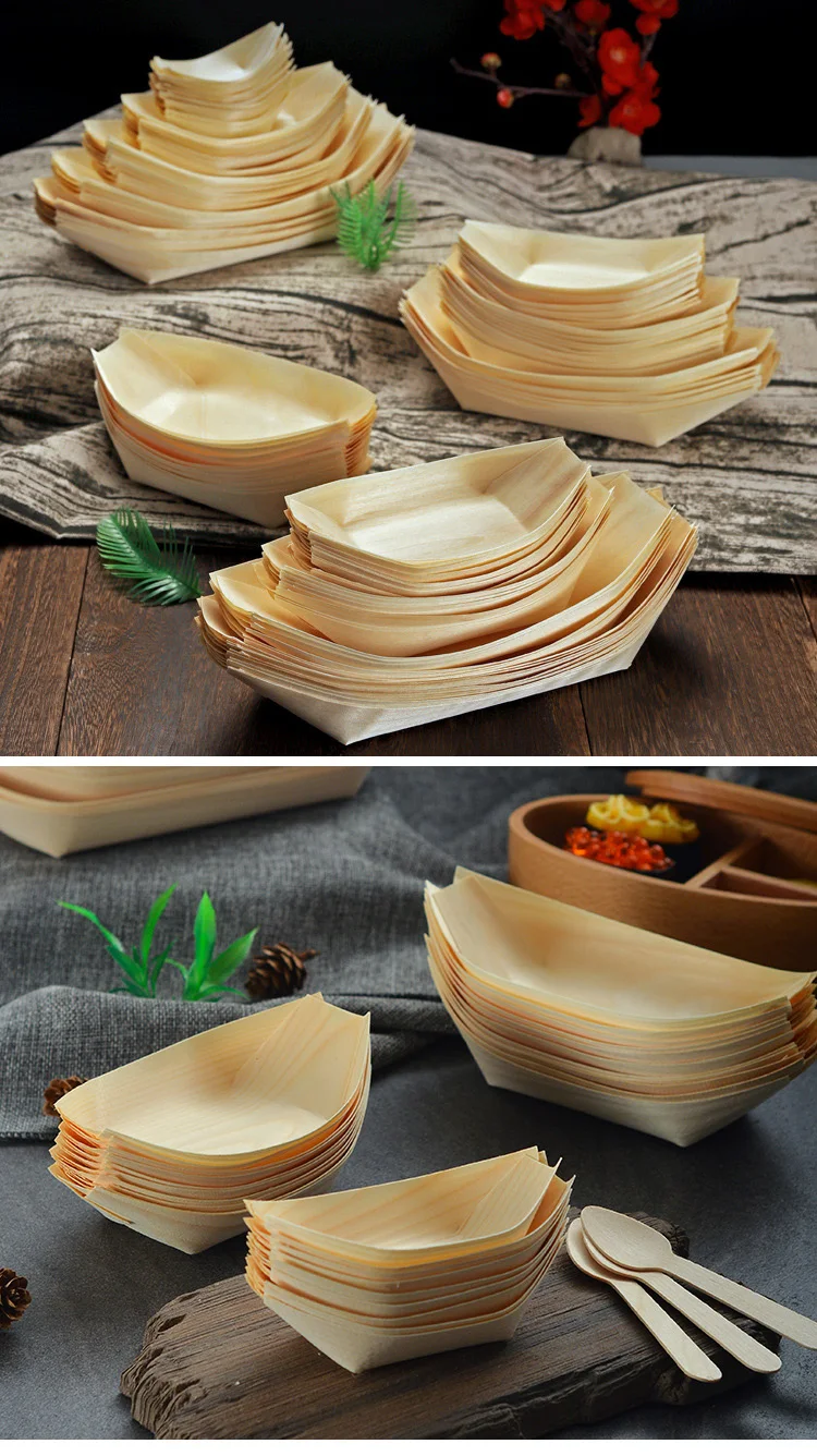 Food Container Sushi Boat Serving Tray