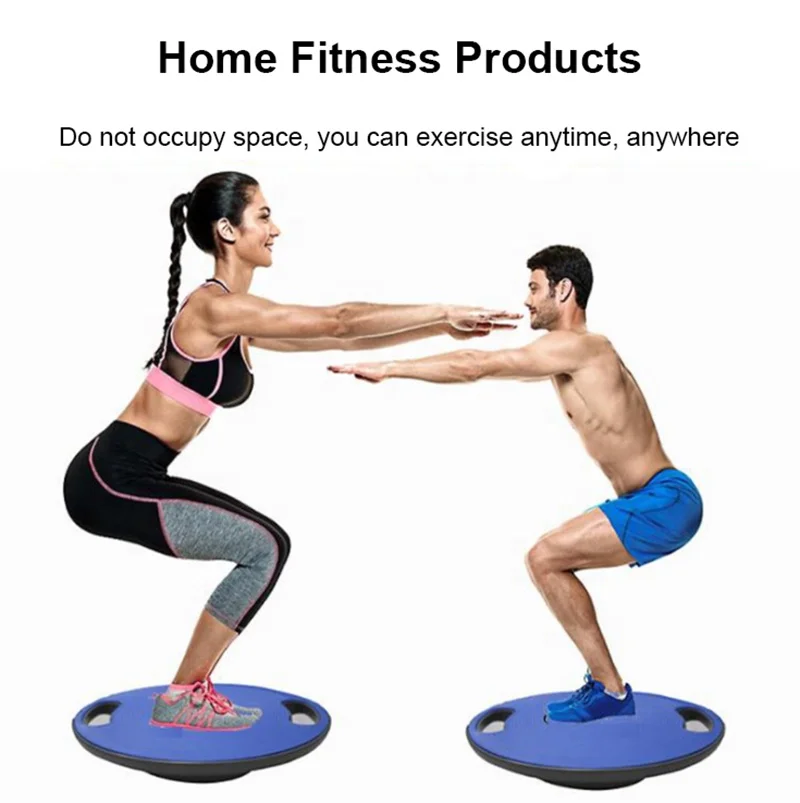 SANFAN Custom Logo Core Trainer Fitness Hover Board Self Balancing Workout Waist Twisting Disc Plastic Round Yoga Balance Board