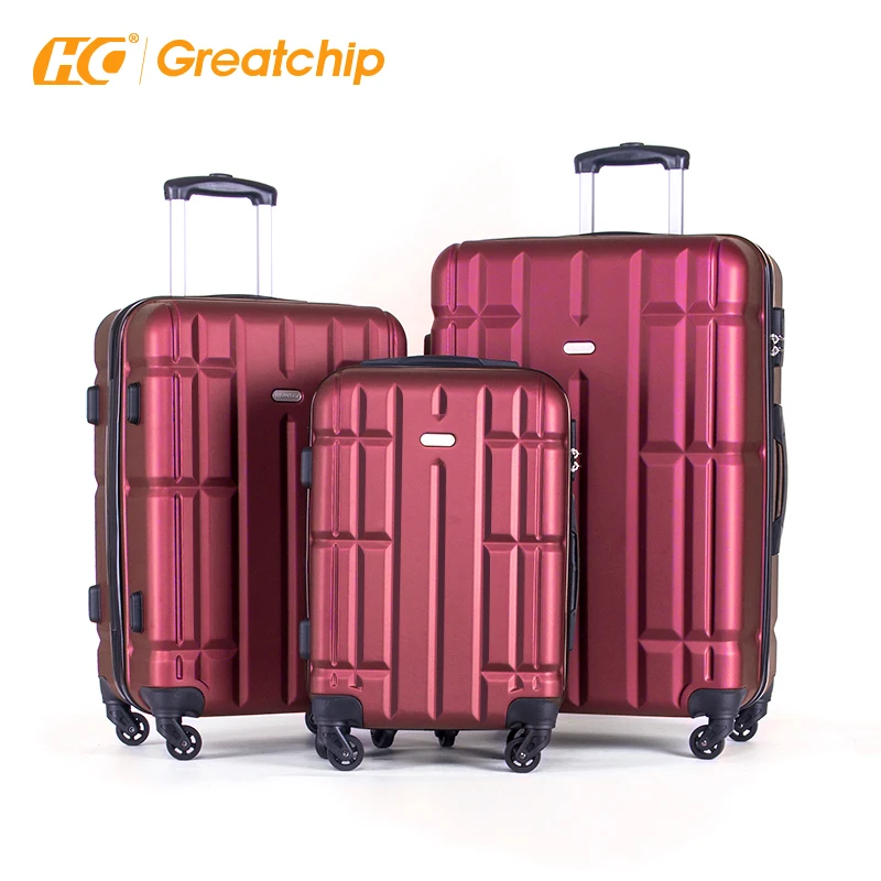 ABS cabin trolley carry-on suitcases travelling bags hard shell luggage bag sets