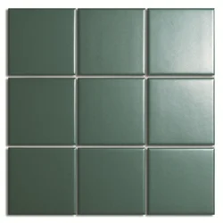 Best Sale OEM custom green mosaic tile glazed square porcelain 300x300 for bathroom and kitchen mosaic tiles