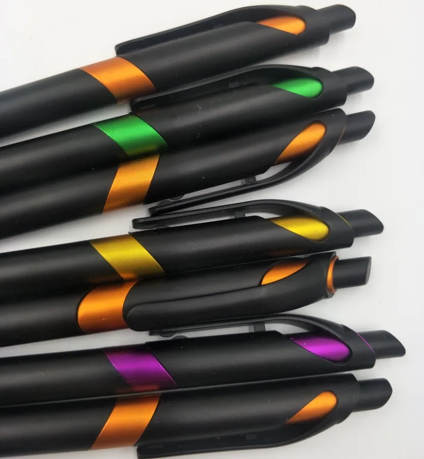 Promotional business Click retract Ballpoint Pens Laser Printed Logo Signature Pen Advertising Gift Pen
