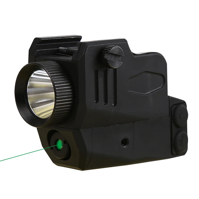 Rechargeable Tactical Weapon <5MW Green Laser Sight with high lumens led Flashlight for Pistol Handgun  with Picatinny Rail