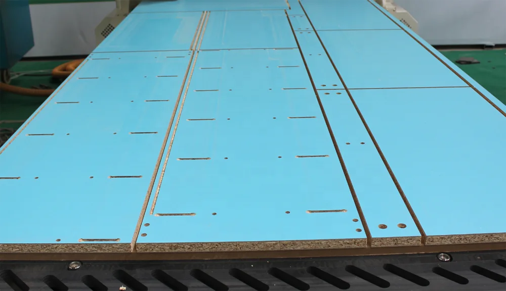 ATC auto loading and unloading nesting cnc router machine for wood furniture production