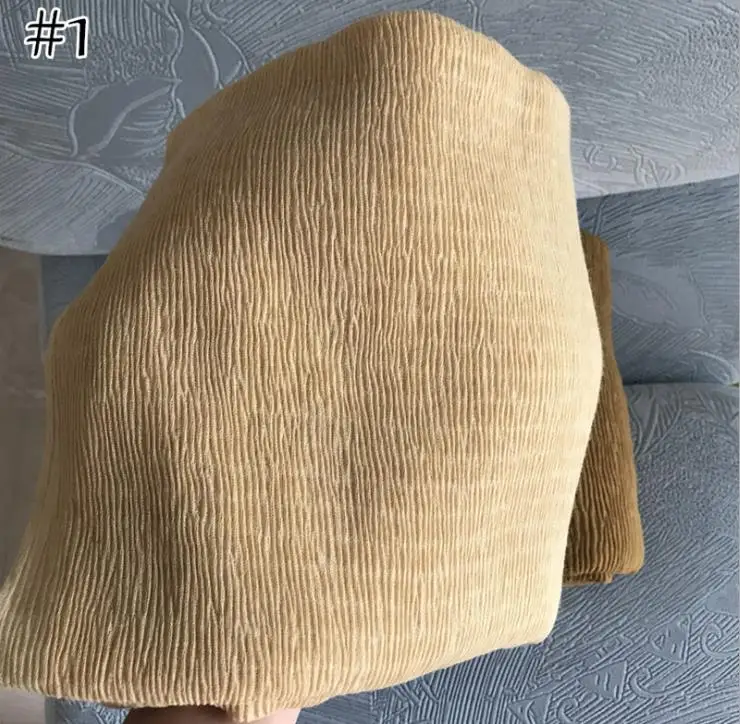 Турция морщин для женщин хиджаб шарф Мусульманский 2020 плотная плиссированные хлопковый