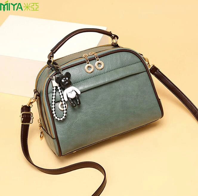 Newly fashion creative crossbody messenger bag womens PU leather handbag