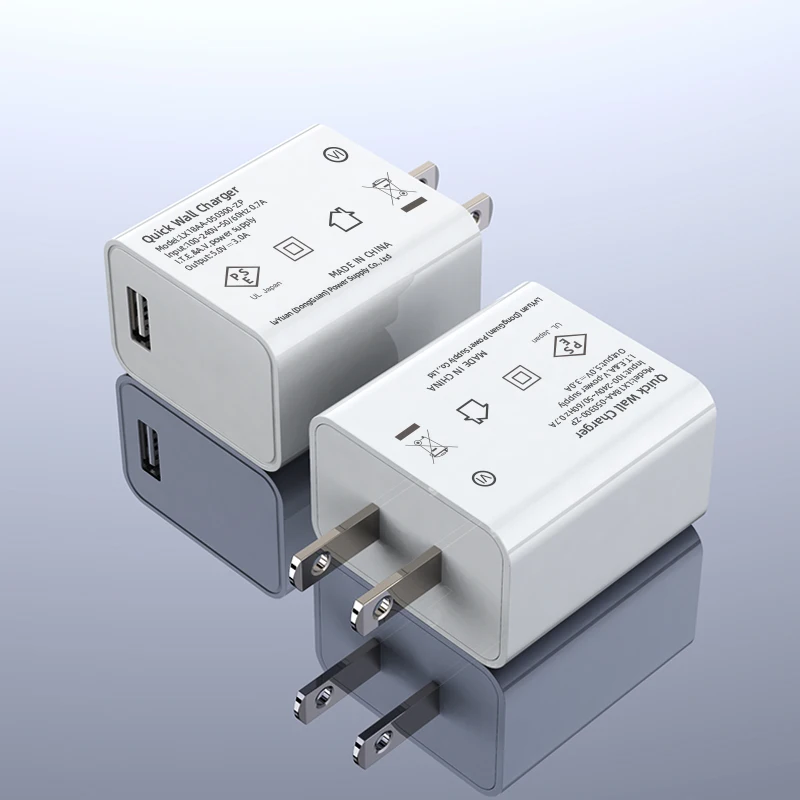 5v 3a usb wall charger adapter 5 volt 3 amp with Japan plug PSE approved for plant lights led lamp