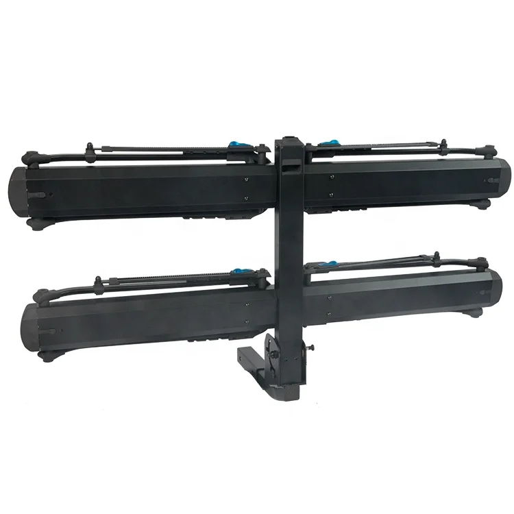 Outdoor travel transport rack 2 bike Steel Car Rear Mounted Bike SKI Rack Car Bicycle Carrier for SUV