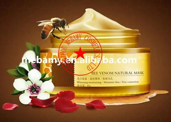 OEM/ODM Anti-aging Amino Acid Honey Bee Venom Whitening Facial Mask
