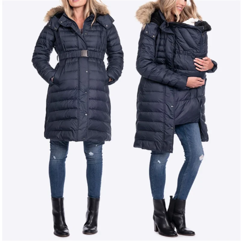 3 In 1 Down Maternity Coat Women Coat Luxury Maternity Winter Coat