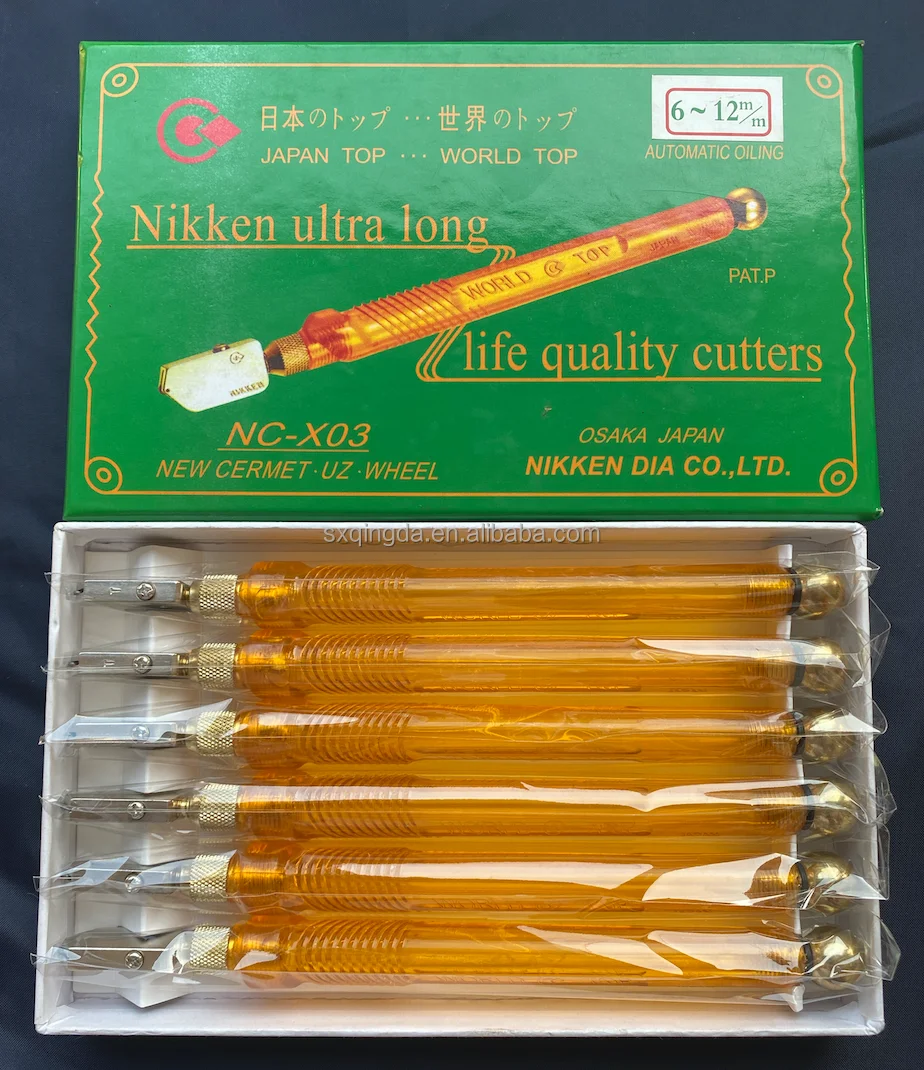 factory direct sale tokyo japan glass cutter  Nikken  Glass Cutter  head iron handle  cutter for glass
