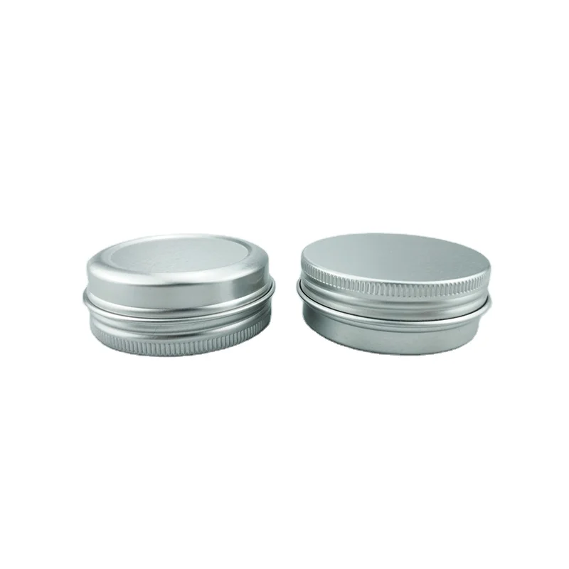 aluminium 30g solid perfume box with screw lid