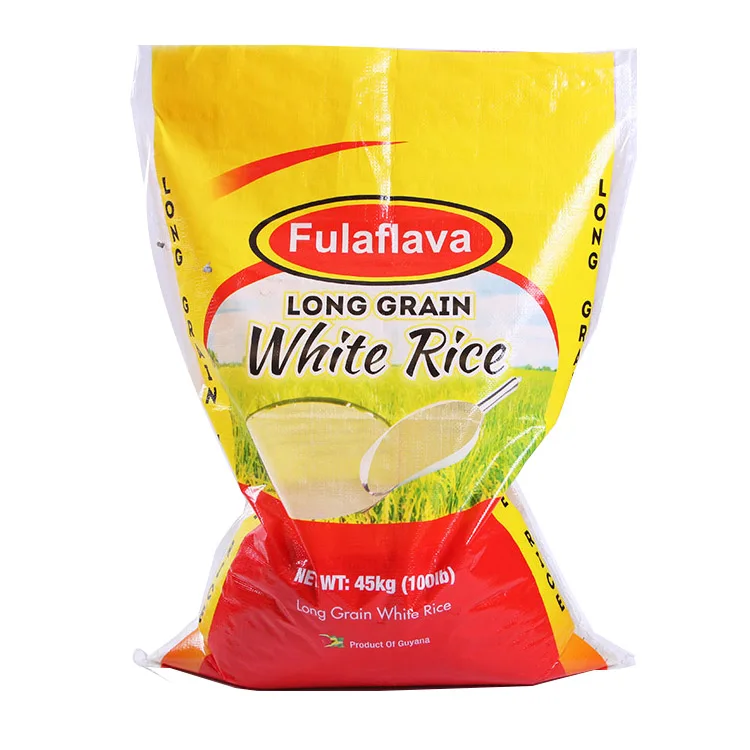 100kg 50kg Wheat Flour Maize Meal Grain Bean Corn Bran Sugar Packing Packaging Pp Rice Bags 50Kg