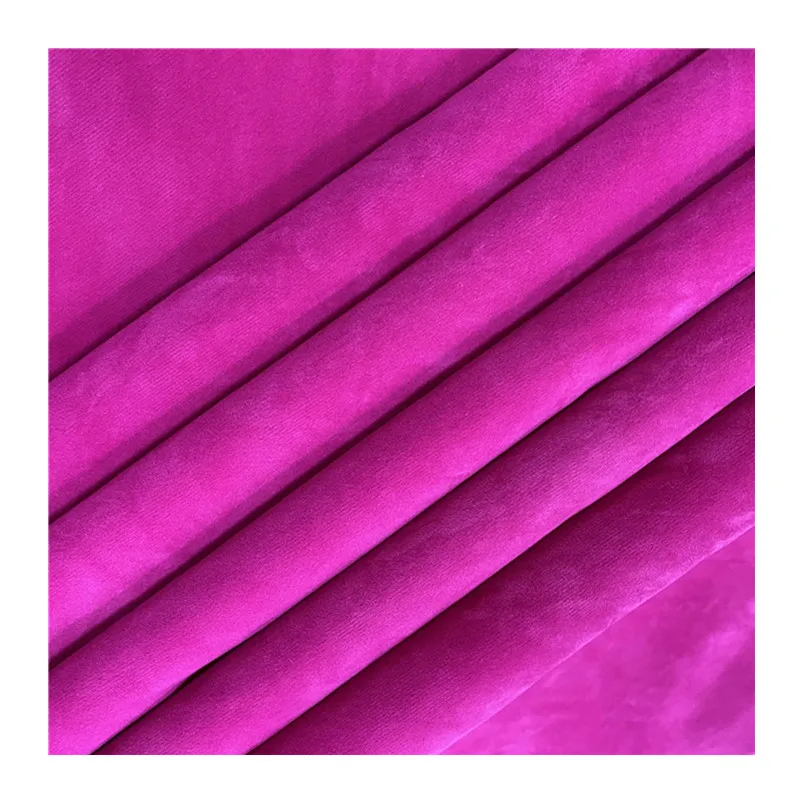 100% cotton flocking  suede flocking fabric for shoes packing