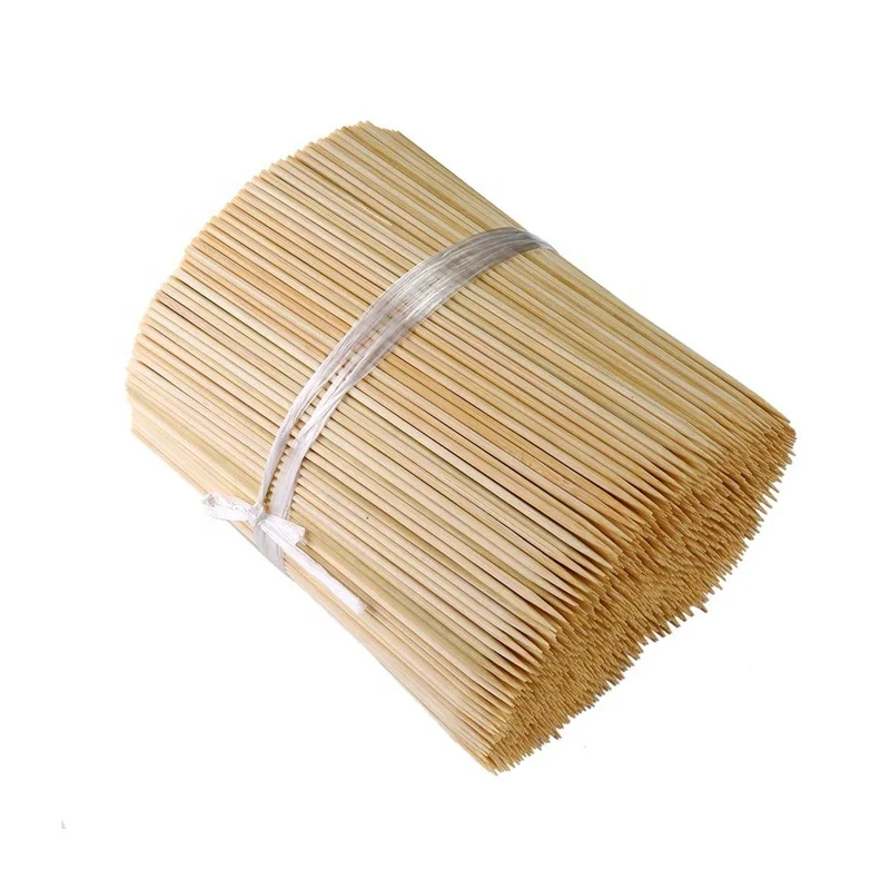 Бамбуковые Шпажки для мяса одноразовые круглые палочки из бамбука и хлопка конфет запекания зефира