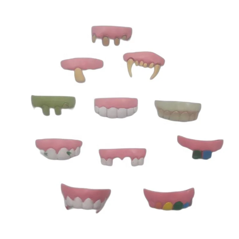 Factory Wholesale Tricky Joking Plastic Denture Toy For Halloween