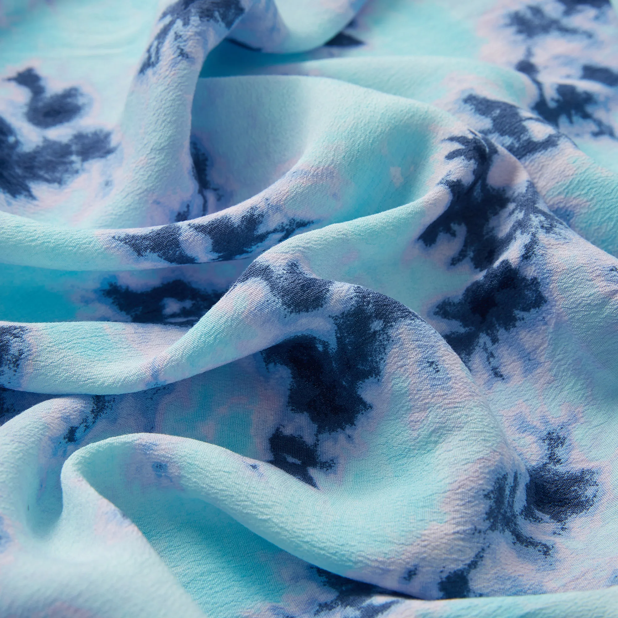 Free sample crinkle 100%  rayon viscose digital printed poplin fabric for dress lounge wear