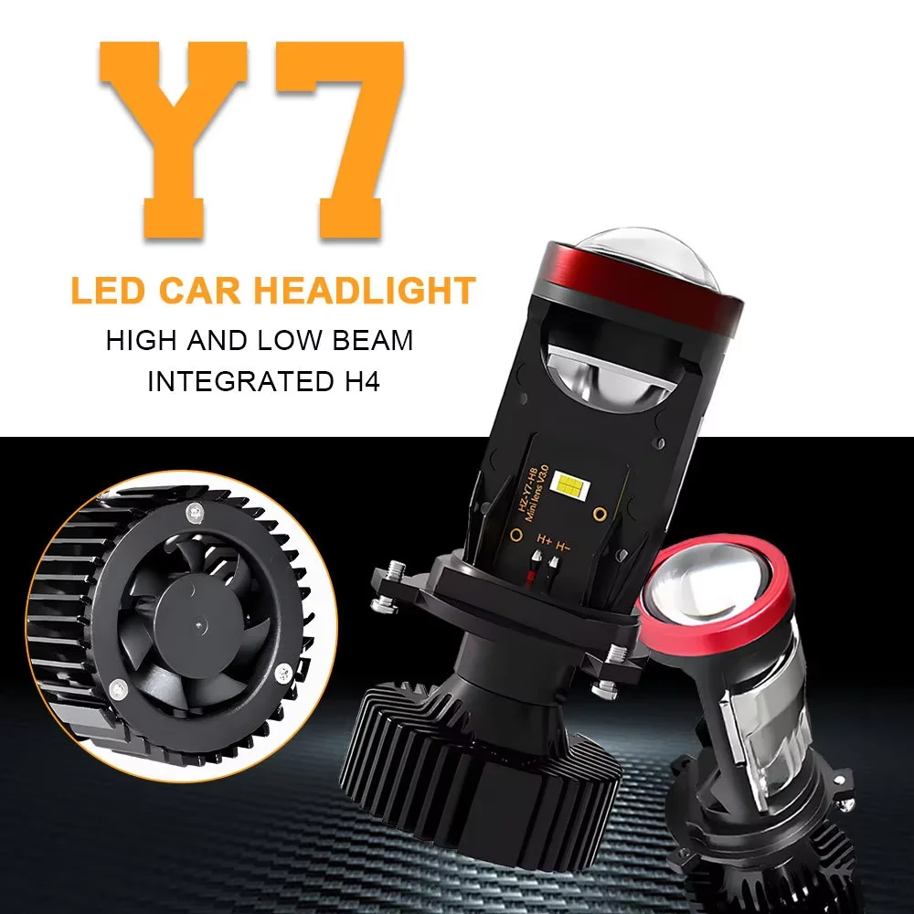 High-Power H4 LED Headlight with High & Low Beam Integration for Cars Factory Wholesale Price RV Lighting System