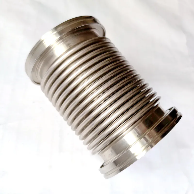 SS304 316 ISO63 ISO100 Welded Bellows Vacuum Flexible Coupling Hose Pipe Fittings