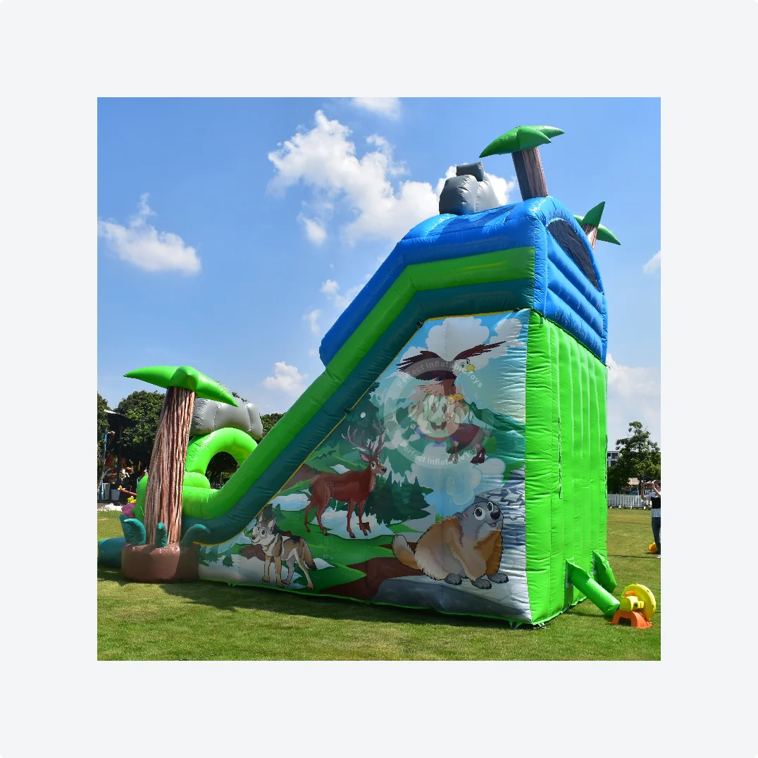 Inflatable Bouncy Bouncer with Slide Inflatable Toy Accessories Slide Adult Inflatable Slide
