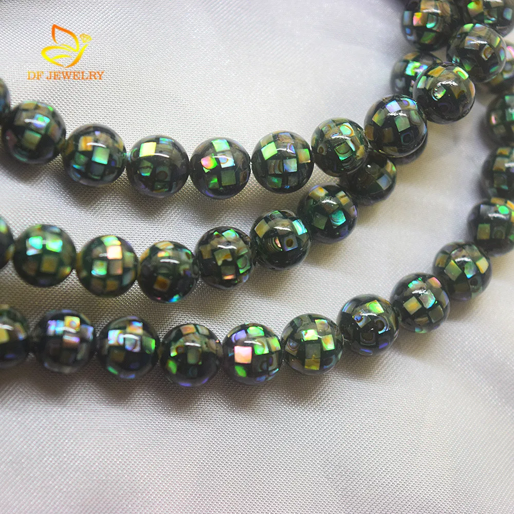 Wholesale Natural Abalone Shell Mosaic Beads