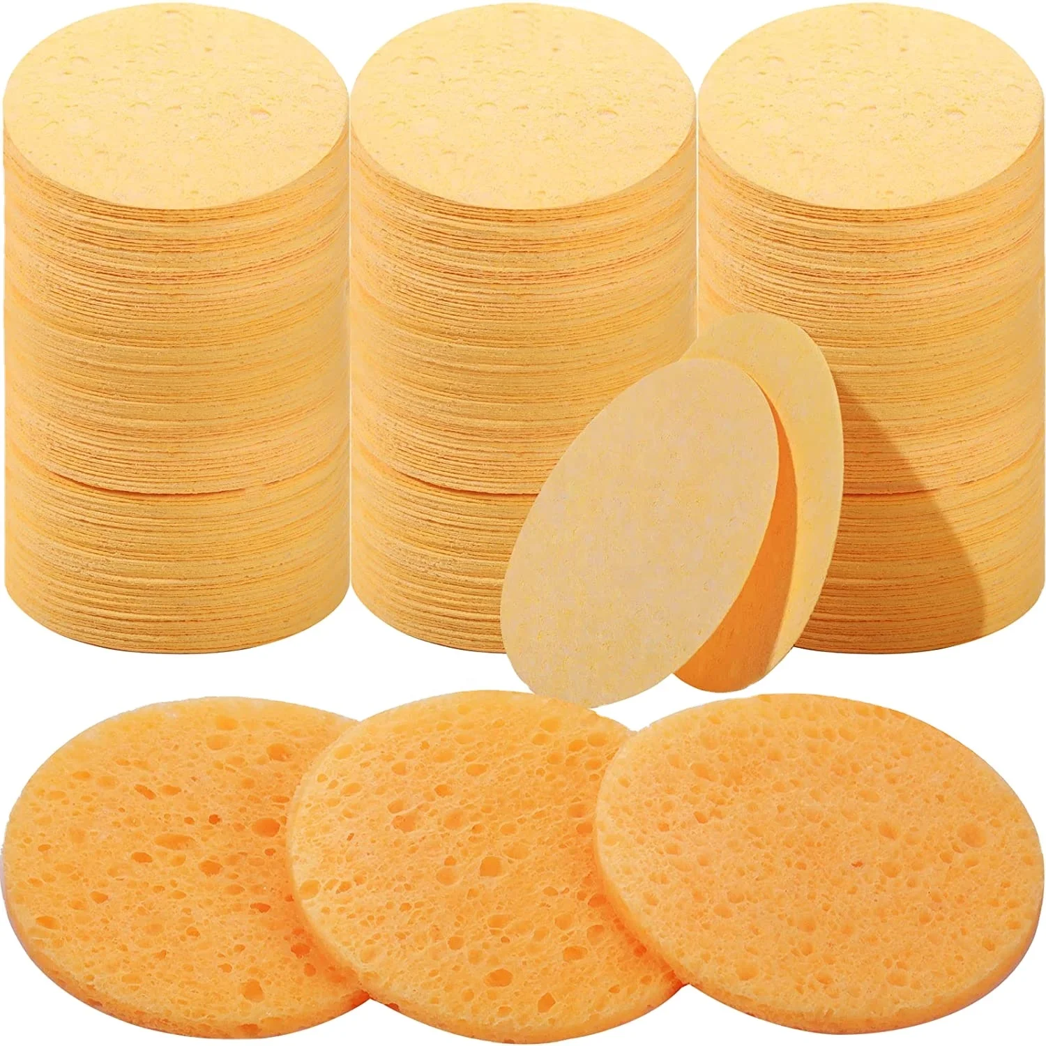 2023 China Factory Supply Natural Facial Cleansing Compressed Cellulose Sponge